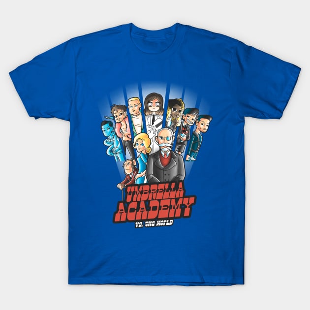 Umbrella academy vs the world T-Shirt by Cromanart